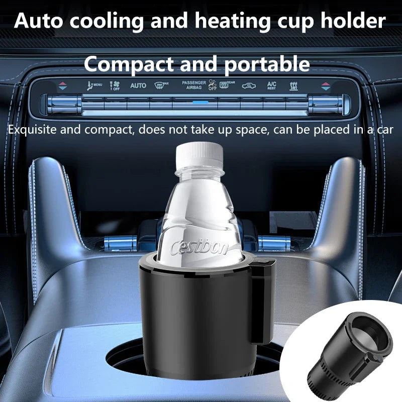 Ultimate Car & Office Beverage Cooler/Warmer – 36W Smart Mug Holder for All Drinks - Order Lite