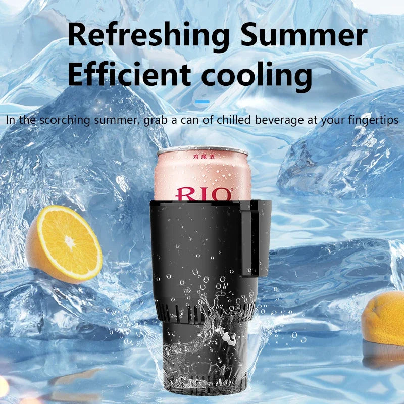 Ultimate Car & Office Beverage Cooler/Warmer – 36W Smart Mug Holder for All Drinks - Order Lite
