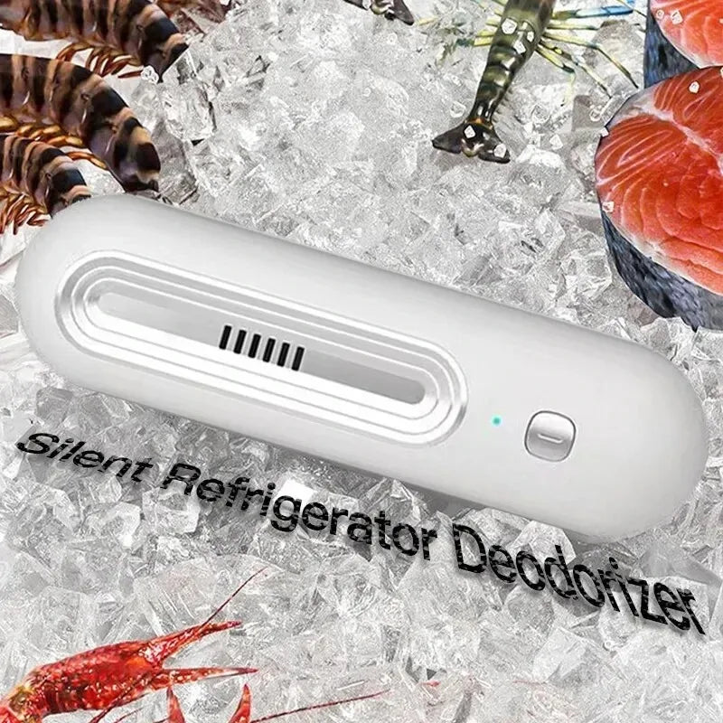 Premium Ionic Air Purifier & Deodorizer – Smart Sterilizer for Fridge & Car, Eliminates Odors & Extends Freshness - Order Lite