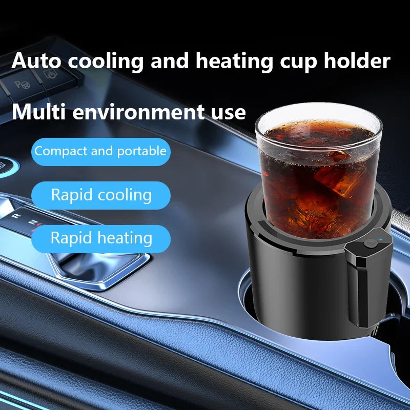 Ultimate Car & Office Beverage Cooler/Warmer – 36W Smart Mug Holder for All Drinks - Order Lite