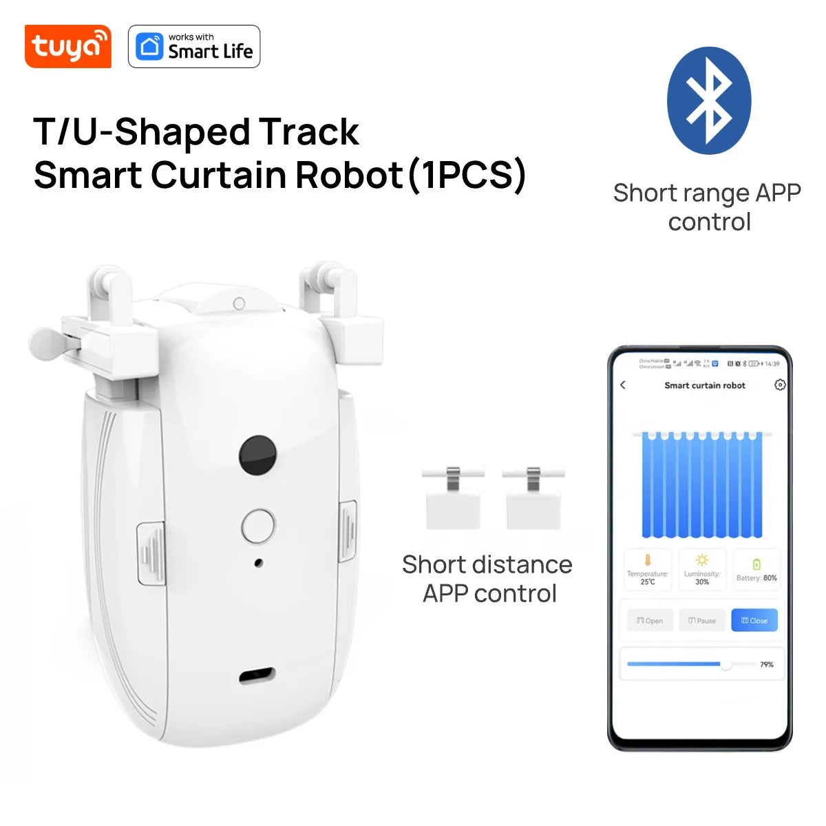 Tuya Smart Curtain Robot: Effortless Luxury & Automated Privacy - Order Lite