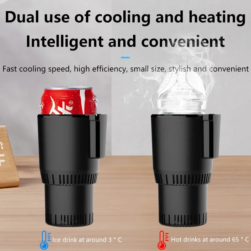 Ultimate Car & Office Beverage Cooler/Warmer – 36W Smart Mug Holder for All Drinks - Order Lite